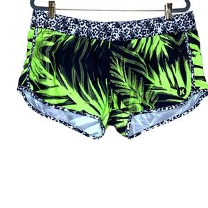 Hurley Tropical Palm Print Running Shorts